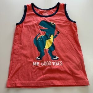 Carter's Coral Dinosaur Tank Top